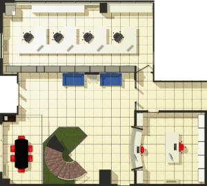 Contract,Arredo ufficio,Delta Grouop Design,Pareti Attrezzate,Pareti in cristallo,Mobiliufficio, Pianta Uffici