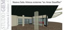 Proposta per l’installazione di una nuova sala attesa esterna ad uso dei pazienti della Struttura Sanitaria Ospedali Civili  “EX AREA STAUFFER”,  via Ducco,  Brescia, su Iniziativa promossa da " Brescia Con La Gente -  La Gente"